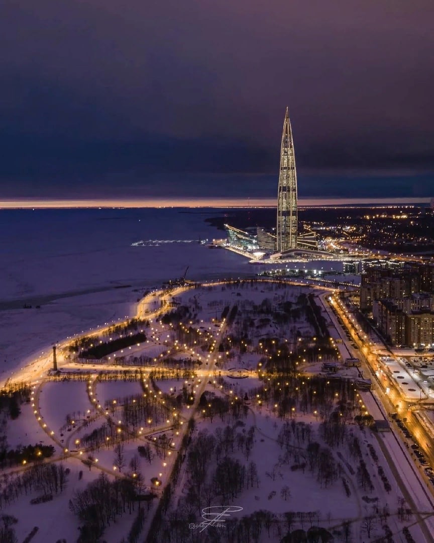 Лахта-центр в Санкт-Петербурге