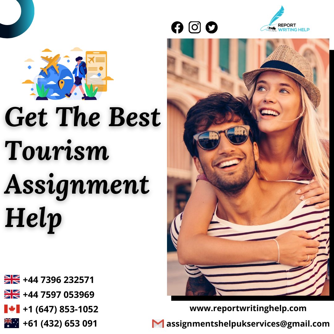 ReportWritingH1's tweet image. Be confident! Because you choose our tourism assignment help services. 
Order tour task Now:
#tourism #tourismhelp #tourismassignmenthelp #tourismassignment #assignments #assignmentwriting #writingservice #assignmentwritingservice