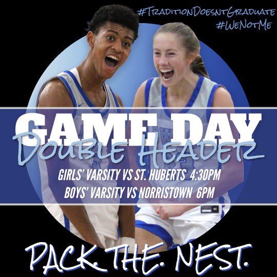 GAME DAY

Bring ALL the ENERGY

#WeNotMe 🦉🏀