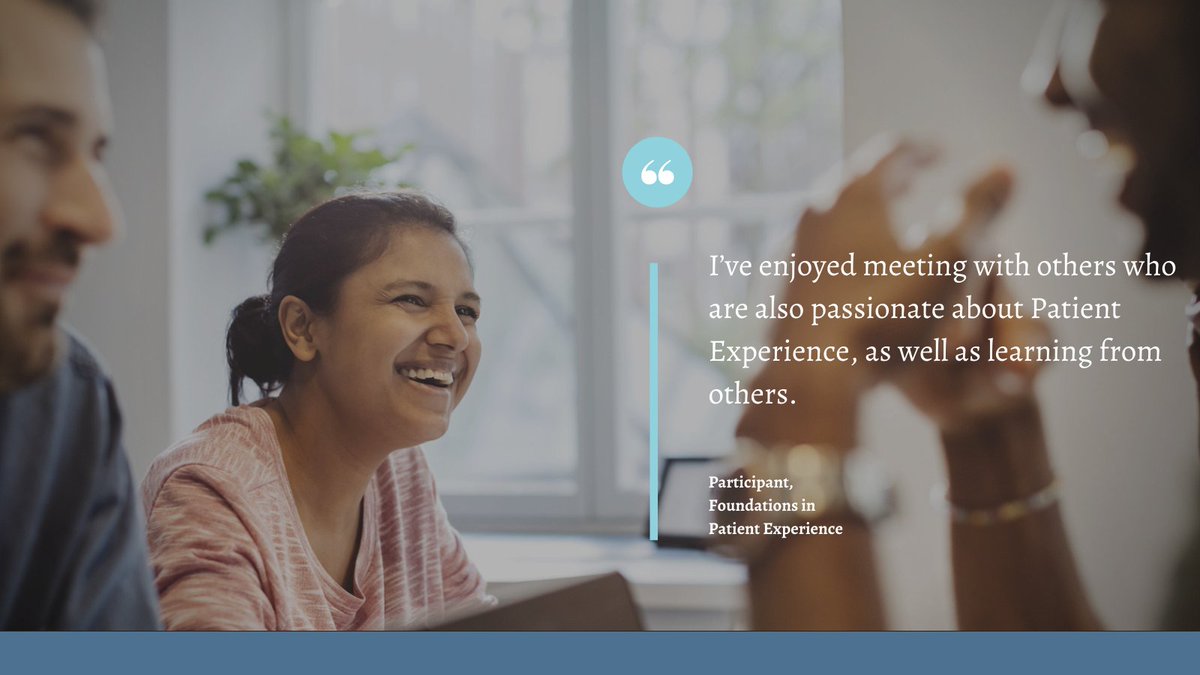 PointofCareFdn's tweet photo. Looking for tools &amp; techniques to help you improve #patientexperience? #QITwitter

Wanting to #involve patients and the public in services? #PPIE

This online, accredited #FoundationsPtExp course starts 1st March. Full details &amp; sign up here ➡️ https://t.co/MMLlZLaEsX https://t.co/9yETdALtn0