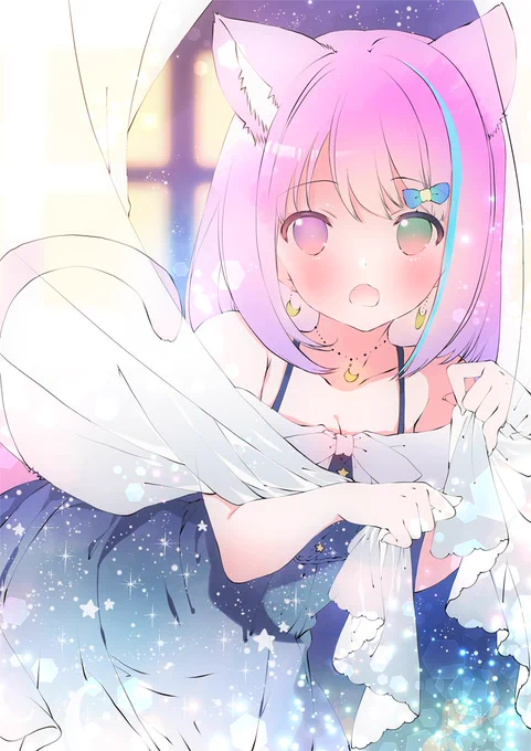 んな～?もうねるのら～?いっしょにねるのら～(*˘︶˘*).。.:*♡ #ルーナート 