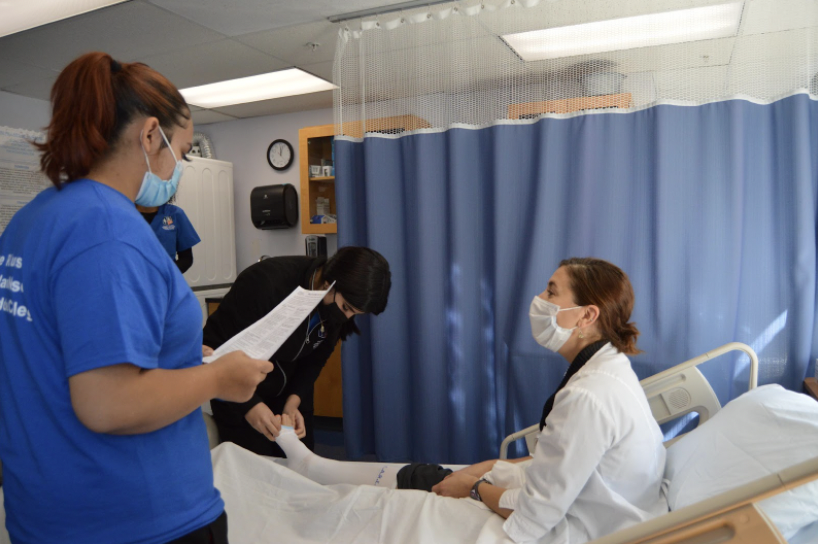 NursesMC's tweet photo. Compassion, Empathy, and Professionalism are three of the many skills essential to nursing that students will learn at Nurses Middle College Charter High School. Start your application and learn more here: https://t.co/Yeb5GNdLPh. https://t.co/yntsP6vLk0