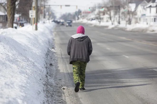 Drivers- please look out for pedestrians walking in the streets where sidewalks aren’t accessible and crossing from behind piles of snow. Don’t drive distracted! Pedestrians- stay bright &amp; visible! <a href="/aaanortheast/">AAA Northeast</a>