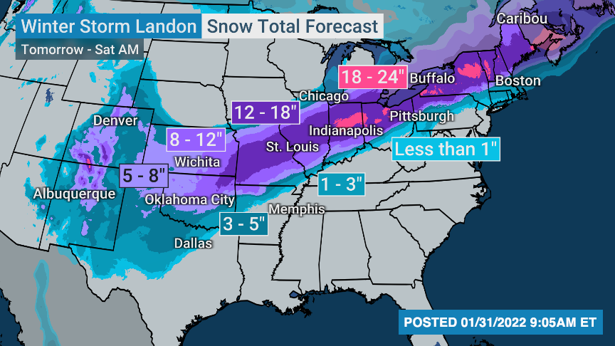 weatherchannel's tweet photo. This winter isn't messing around!

This week, we have yet *another* winter storm to forecast. Catch The Weather Channel for the latest on #Landon. https://t.co/9XW6xGcsZp