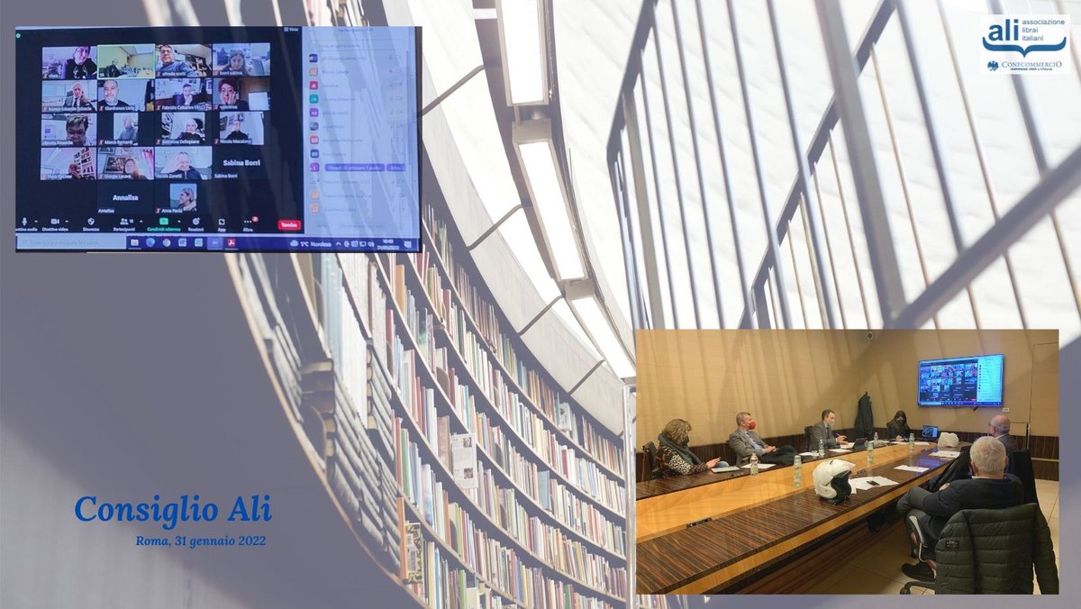 Consiglio #ALI 2022: Obbligo #greenpass editoria scolastica diritto allo studio. Impegno per consentire alle #librerieindipenti di svolgere il proprio lavoro, confronto per trovare misure in grado di tenere conto delle esigenze di tutta la filiera.
#alicè #confcommercio #libri