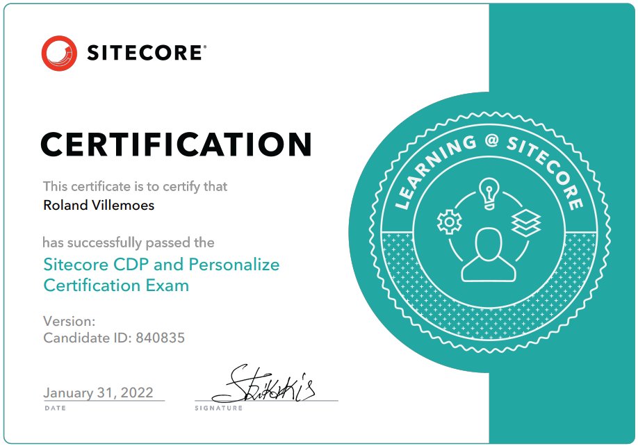 RolandVillemoes's tweet image. Such a nice way to start the week.... #Sitecore #SitecoreCDP