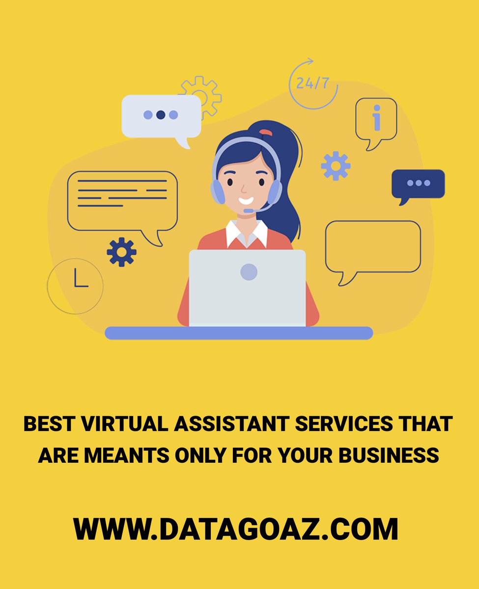 DataGoaz's tweet photo. Virtual Assistant plays a vital role toward development of your business goals..
Come & enjoy the Services of
https://t.co/GMXXB1wfOP
#virtualassistant #webresearch #dataminning #b22marketing #emailmarketing #USA #itsolutionsforbusiness https://t.co/pvksMGbyku