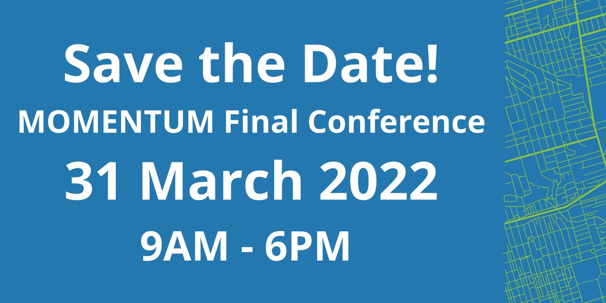 📢Register now for our MOMENTUM Final Conference on 31/3/2021‼️ An entire day of presentations, panel debates and exchanges about emerging mobility solutions awaits you‼️ Register here: polisnetwork.civi-go.net/civicrm/event/…