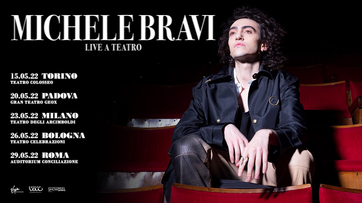 michele_bravi's tweet photo. I fiori che sbocciano nel freddo dell’inverno arrivano nei teatri più prestigiosi d’Italia.
Un nuovo spettacolo da raccontare.
Grazie sempre.

Biglietti disponibili da ora su TicketOne.
➡️ https://t.co/uiN7NPFm3m https://t.co/5NdFtwjw0h