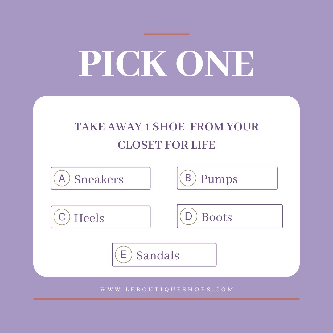 😬One's gotta go, which one are you picking?