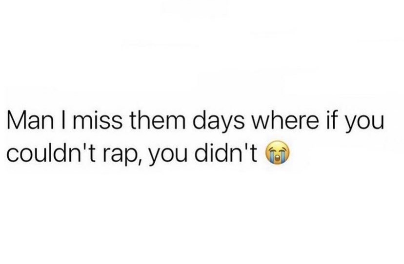sooo many cornballs rapping these days
