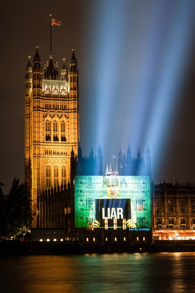 ByDonkeys's tweet image. Boris Johnson: "All guidance was followed completely in No 10."

He lied to Parliament.