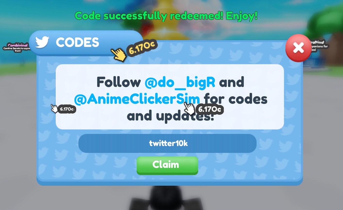 Anime Clicker Fight Codes - Roblox