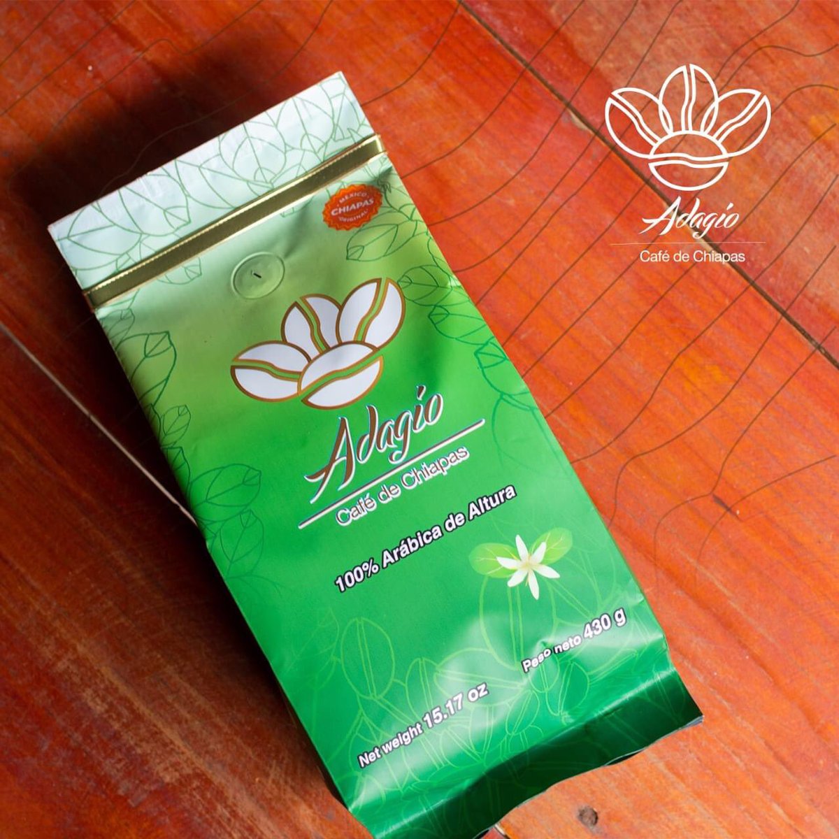 ¡Conoce el café chiapaneco y sus distintos sabores, te va enamorar! #SaborÚnicoSaborAdagio #Marcachiapas Consulta nuestra variedad de presentaciones en cafeadagio.com.mx o  escríbenos a ventas@cafeadagio.com.mx