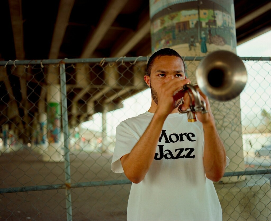 Dno (@dno__la) on Twitter photo 🎺 <a href="/lilglenn_/">Glenn Hall</a> in our More Jazz T-Shirt 🎺 <a href="/lilglenn_/">Glenn Hall</a> in our More Jazz T-Shirt
