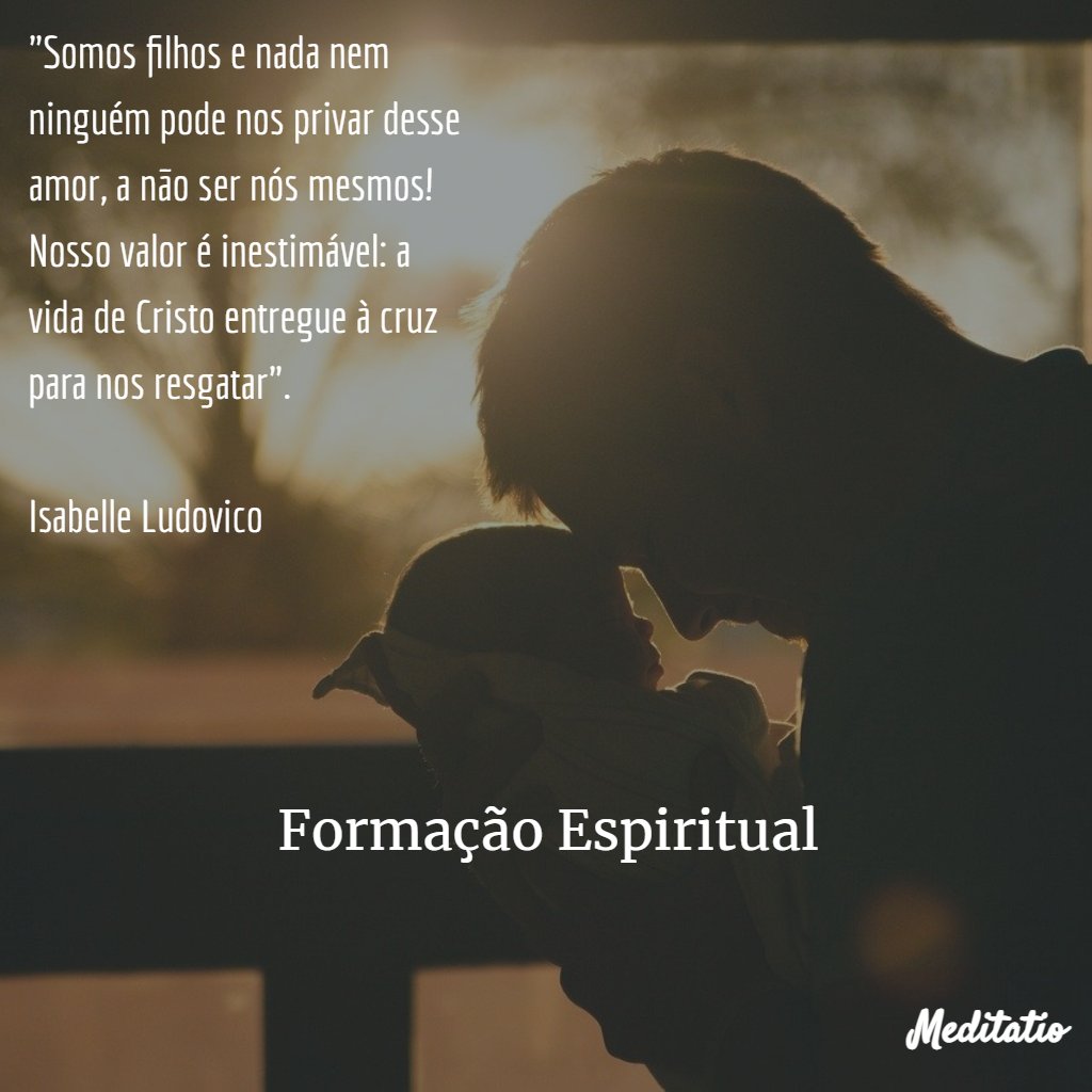 Meditatiobr's tweet photo. "só nos resta receber, deixar-nos amar com esse amor que lança fora o medo da rejeição e nos permite ser nós mesmos,reconhecer os recursos,dons e talentos que Deus nos confiou,e ao mesmo tempo reconhecer nossas tentativas equivocadas de suprir carência afetiva". Isabelle Ludovico https://t.co/UBaSczA0XC