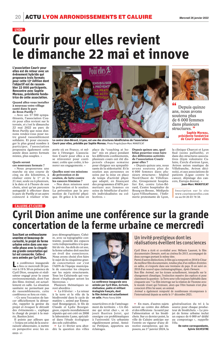 [22 MAI 2022 : ON EN PARLE 📰]

Nos retrouvailles approchent et nous pouvons encore compter sur notre partenaire #LeProgrès pour mettre en lumière nos missions et notre détermination ! 💗

Article à partager autour de vous pour rejoindre le mouvement !
#partenaire #retrouvailles