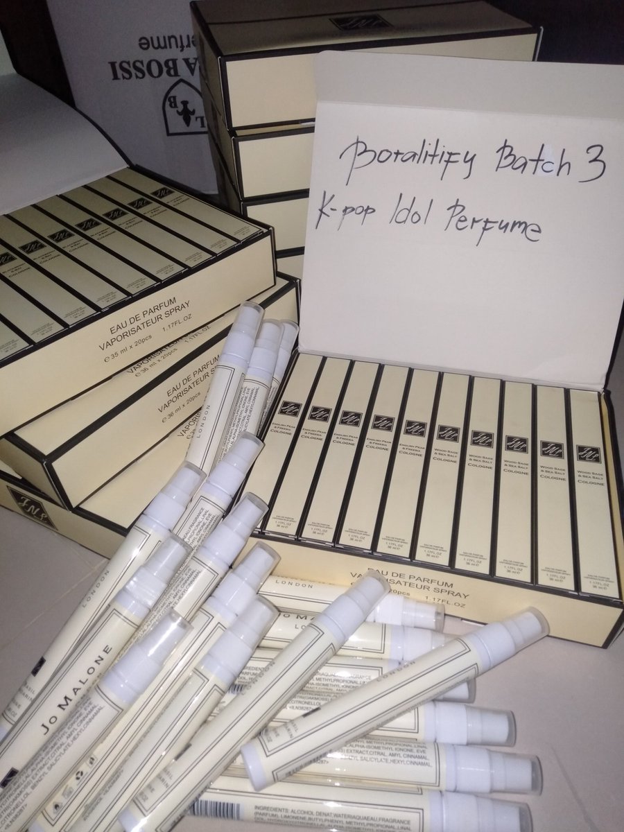 BoralitifyShop's tweet photo. #BLitify_UPDATES
#BLitify_PROOFS

⊱ ── 01/31/22 ── ⊰

[K-POP IDOL PERFUME BATCH 3]
— Arrived in my address
— Checkout link will be sent later/tom
— It arrives much earlier than expected so I'm hoping for no rushing of shipment^^

» THANK YOU SO MUCH! « https://t.co/uoFQNolBkU