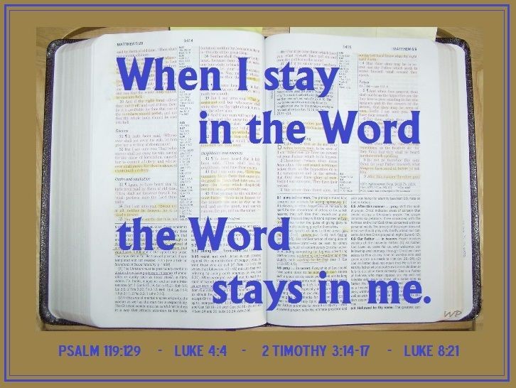 thompsonb2569's tweet photo. When I stay in the Word...
        The Word stays in me. https://t.co/PqOHf1AGKP