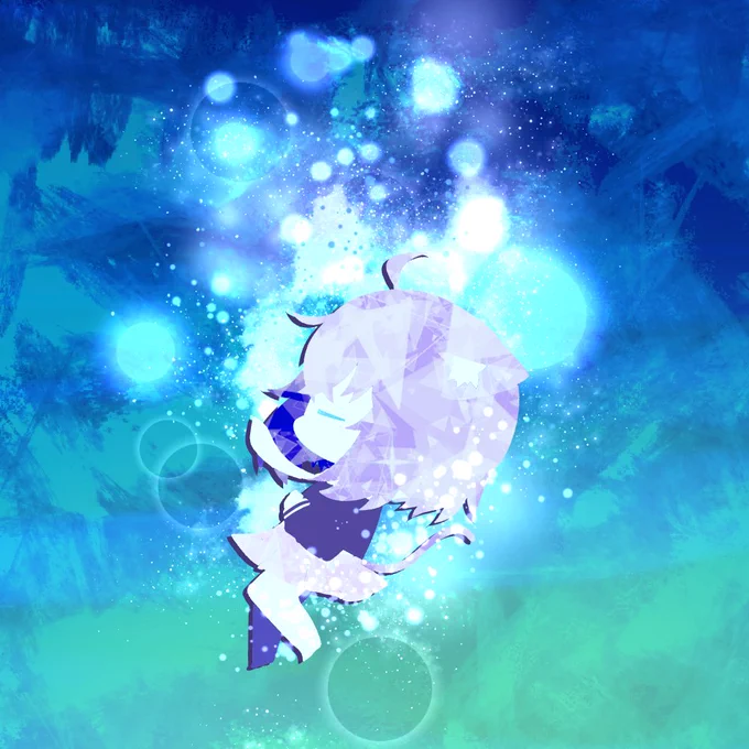 ウミユリ海底譚1000万再生おめでとう～ #絵かゆ 