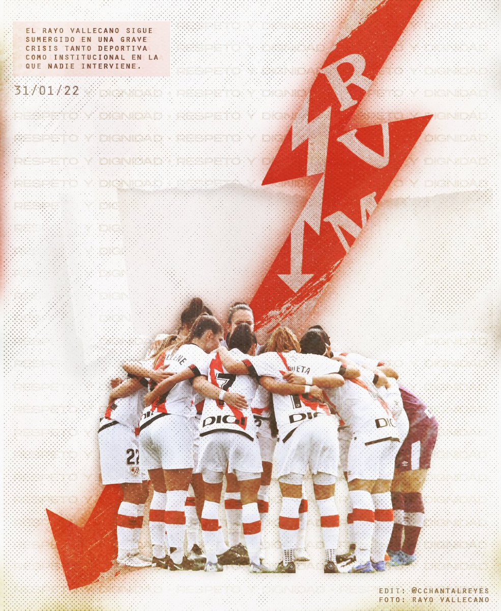 cchantalreyes's tweet photo. 📰 La portada #FutFem del lunes. Que NO se deje de hablar de la grave situación (deportiva e institucional) del Rayo.

✖️ INTOLERABLE que alguien que bromea con violaciones esté ahora en el banquillo. @afefutbol, esperamos más que comunicados vacíos.

🎨 https://t.co/oNbUBoQaKy https://t.co/cBdjOq3KJT