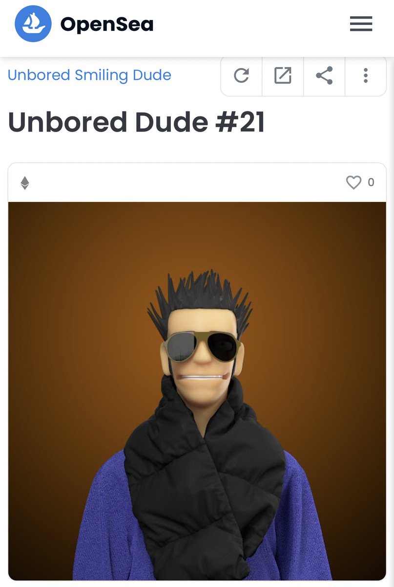 Woot! I made my first sale, so, #ToTheMoon  smilingdudes.com     #bayc #NFTCommunity #nftart #NFTartist #nftcollectors #NFTMarketplace #opensea