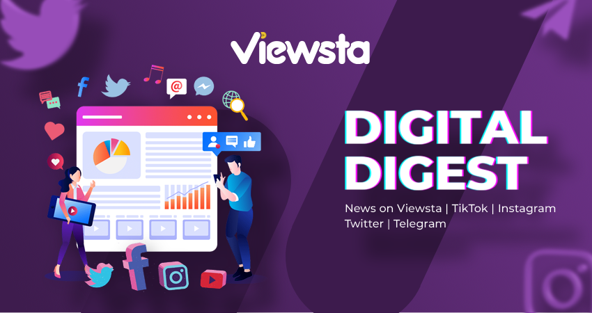 ViewstaS's tweet photo. One month has passed and we’ve prepared a new digital digest for you! Click the link https://t.co/R2kJ6NXSuX and read our new digital digest! https://t.co/iMY9KXl2fq