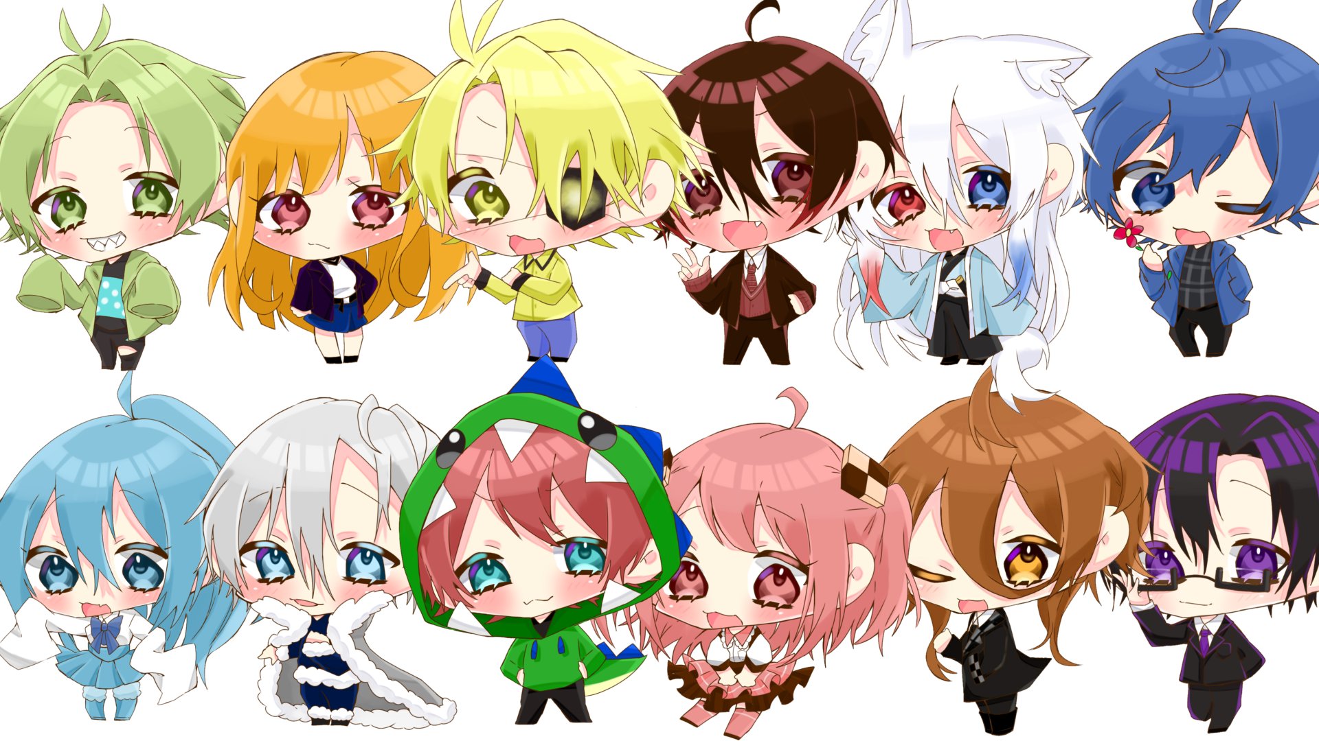 Twitter 上的 もか 全員描けたので並んでもらいました からぴち カラフルピーチ素材 T Co 6ot6hpc553 Twitter