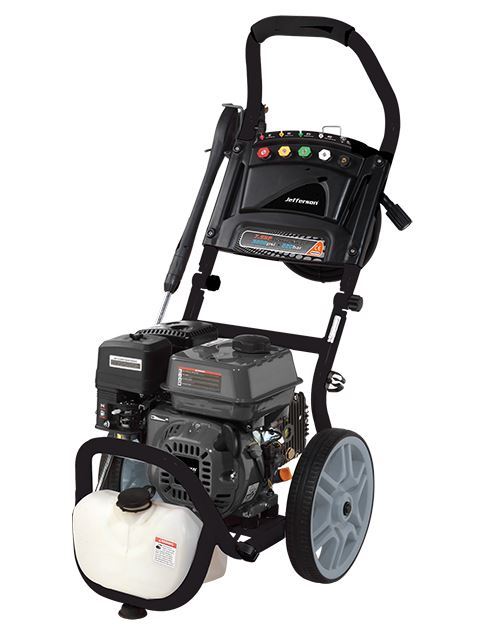 NoonesHardware's tweet photo. ‼️ Jefferson 7.5HP Petrol Pressure Washer ‼️

🔹Complete with suction kit, oil funnel &amp; turbo nozzle 
🔹Collapsible design for easy storage
🔹Direct drive triplex pump
🔹Turbo nozzle delivers up to 3600psi effective 
      cleaning power

🔹Was £650 now £570 vat inc 🤯 https://t.co/LVygoiEKuN