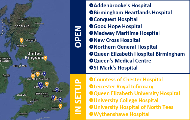 ACCURE_UK2's tweet photo. 2 new hospitals now open to recruitment. A huge welcome to the teams at @nottmhospitals @NottinghamIBD @drjpevans @Shellie_Jean 
and @RWT_NHS @NuhaZsurgeon @GastroMJB @Phil_Harvey1! https://t.co/dDIa59xHEd