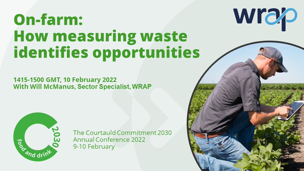 WRAP_NGO's tweet photo. #Farmers &amp; #Growers have a crucial role in food supply chains to help reduce #FoodSurplus &amp; #FoodWaste. Join us at the #Courtauld2030 Annual Conference and we'll show you the opportunities available to #TargetMeasureAct #OnFarm https://t.co/WSPH2MdJQl #FoodSystems #NetZero #SDGs https://t.co/7b1Vy0dq6w
