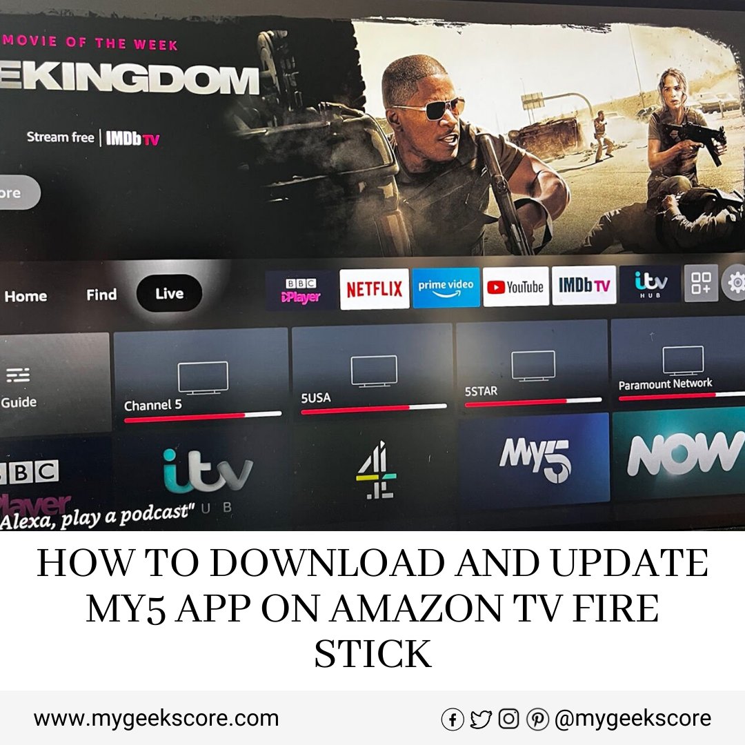 mygeekscore's tweet photo. How To Download And Update My5 App On Amazon TV Fire Stick
-
Read the full article on: https://t.co/VGE22HYz9w
-
#Amazon #firestick #Download #UPDATE #Television #application #Software #hardware #MyGeekScore https://t.co/MVsomDuvUH