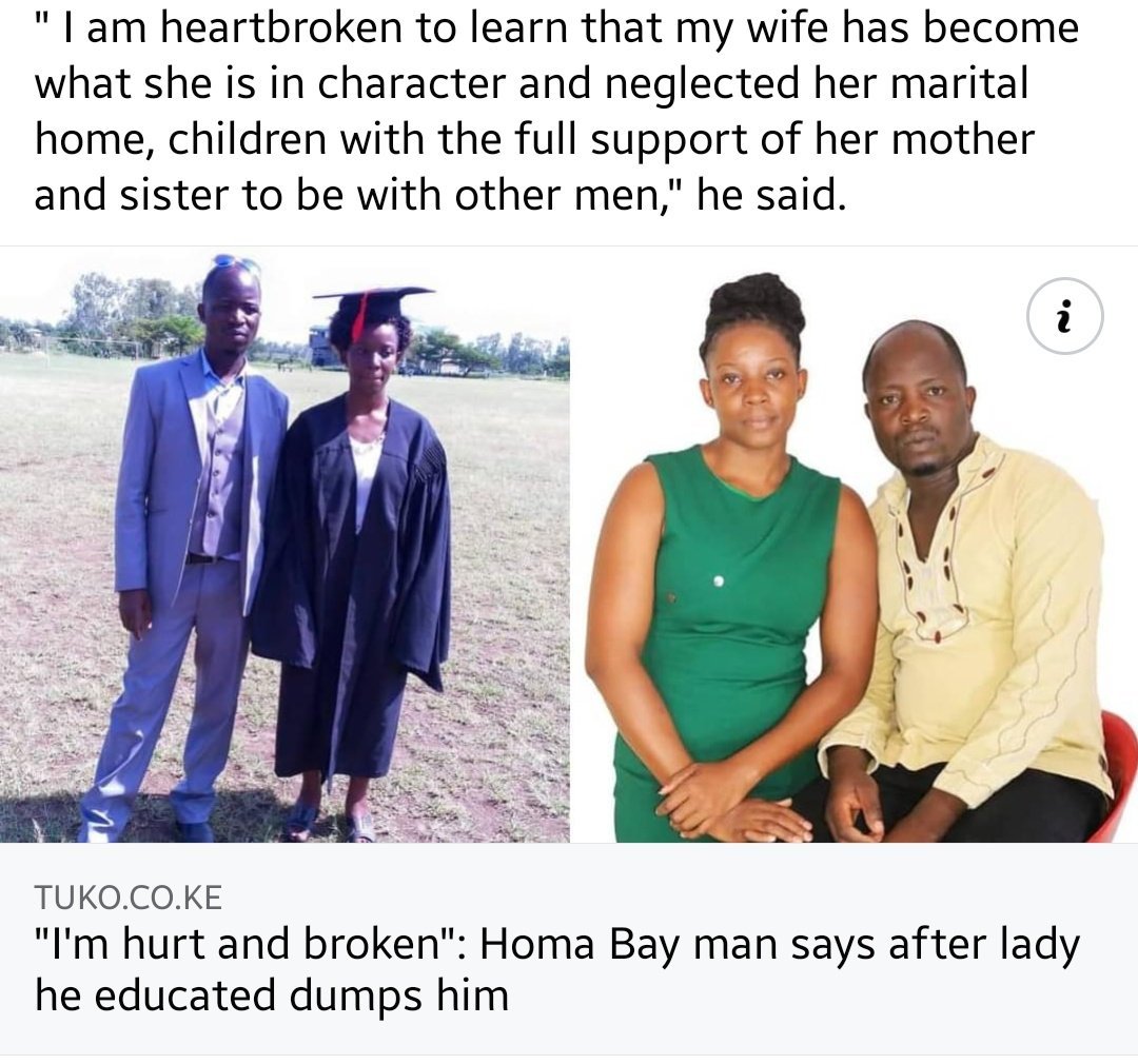 MBornface's tweet image. Men you are always advised to educate your children and keep on refusing to learn from others...