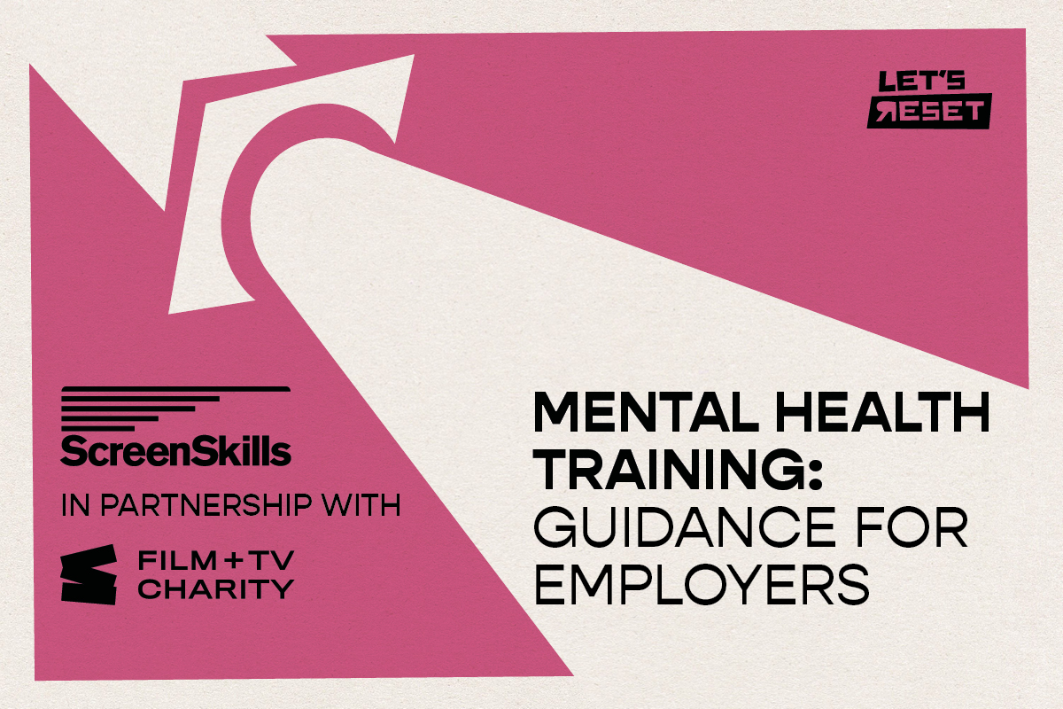 UKScreenSkills's tweet photo. Today we've partnered with @FilmTVCharity to launch Mental Health Training: Guidance for Employers, a new framework to support people in the film and TV sectors responsible for mental health training. Read more about the suite of resources here: https://t.co/B2Bj1VOMz7 #LetsReset https://t.co/YKt9NyCkxH