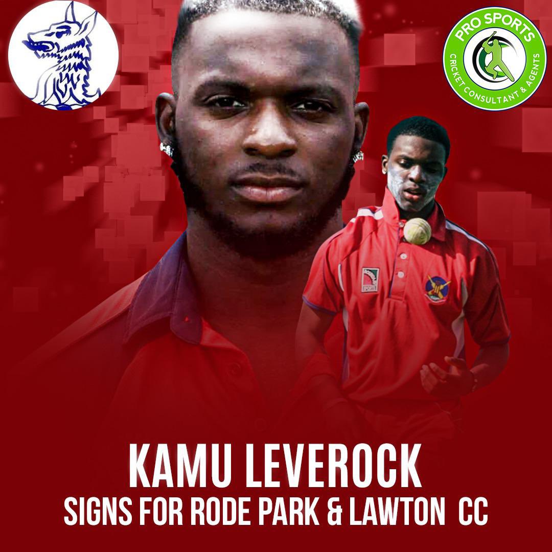 rode_parkcc's tweet photo. We are delighted to announce the signing of Bermuda international, Kamau Leverock for the upcoming season!
Many thanks to @ProSportsUK for making this happen.
#RPLCC https://t.co/X9qinW4fHv