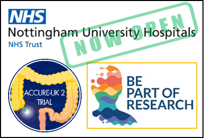 ACCURE_UK2's tweet photo. 2 new hospitals now open to recruitment. A huge welcome to the teams at @nottmhospitals @NottinghamIBD @drjpevans @Shellie_Jean 
and @RWT_NHS @NuhaZsurgeon @GastroMJB @Phil_Harvey1! https://t.co/dDIa59xHEd