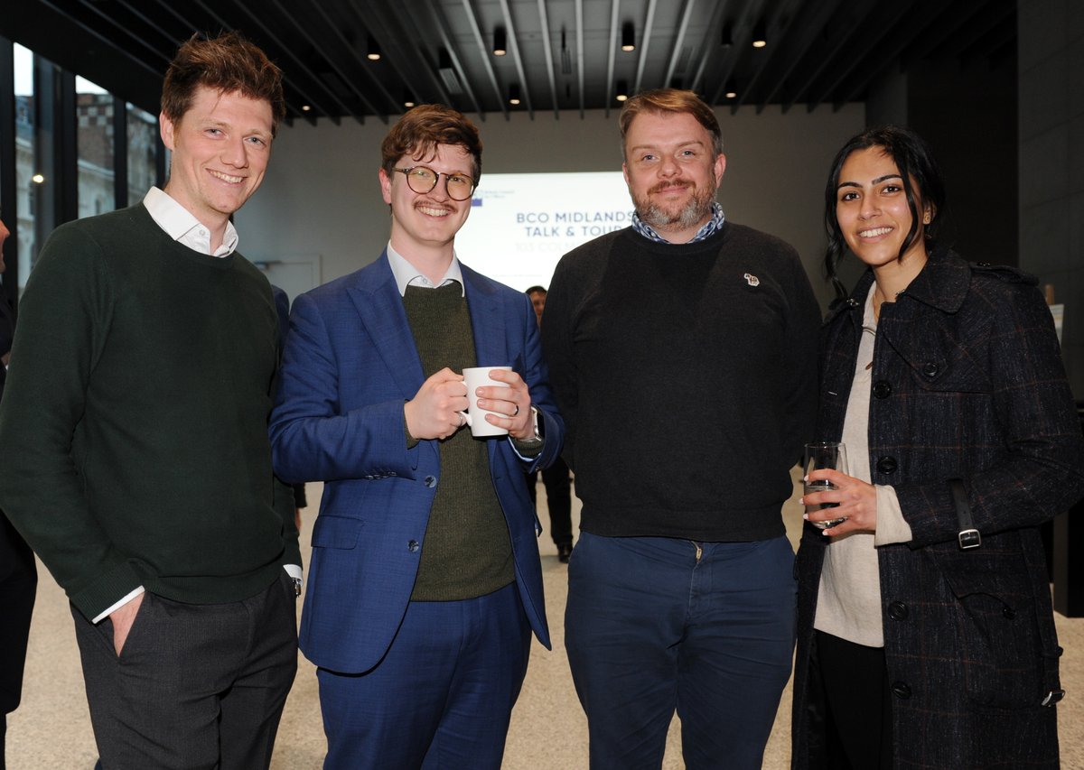 103ColmoreRow's tweet photo. Last week we welcomed more than 80 members of the @BCO_UK @BCO_Midlands for a 'Talk &amp; Tour' of #103ColmoreRow. 

There was nothing but positive feedback for the building, which was amazing to hear. 

Thanks to everyone who attended and to the BCO for organising.

#bcoevents https://t.co/l6ghLKogNF