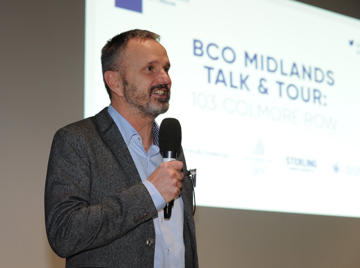 103ColmoreRow's tweet photo. Last week we welcomed more than 80 members of the @BCO_UK @BCO_Midlands for a 'Talk &amp; Tour' of #103ColmoreRow. 

There was nothing but positive feedback for the building, which was amazing to hear. 

Thanks to everyone who attended and to the BCO for organising.

#bcoevents https://t.co/l6ghLKogNF