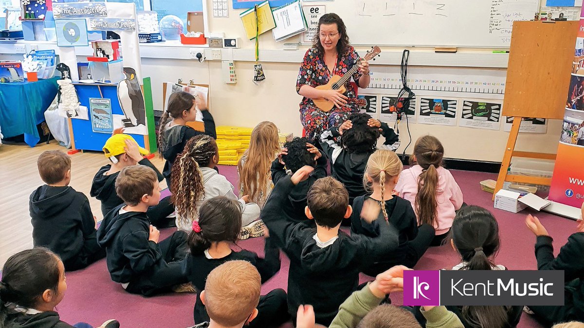KentMusic's tweet photo. 🙋 We've been thrilled to work with skilled music educator Katie Teage for a series of sessions supporting non-specialist primary teachers – and anyone else interested!

📓 In fact, we've enjoyed it so much, we wrote a whole article about it for you... https://t.co/W0RTDBXlFz https://t.co/epvWEJUJMb