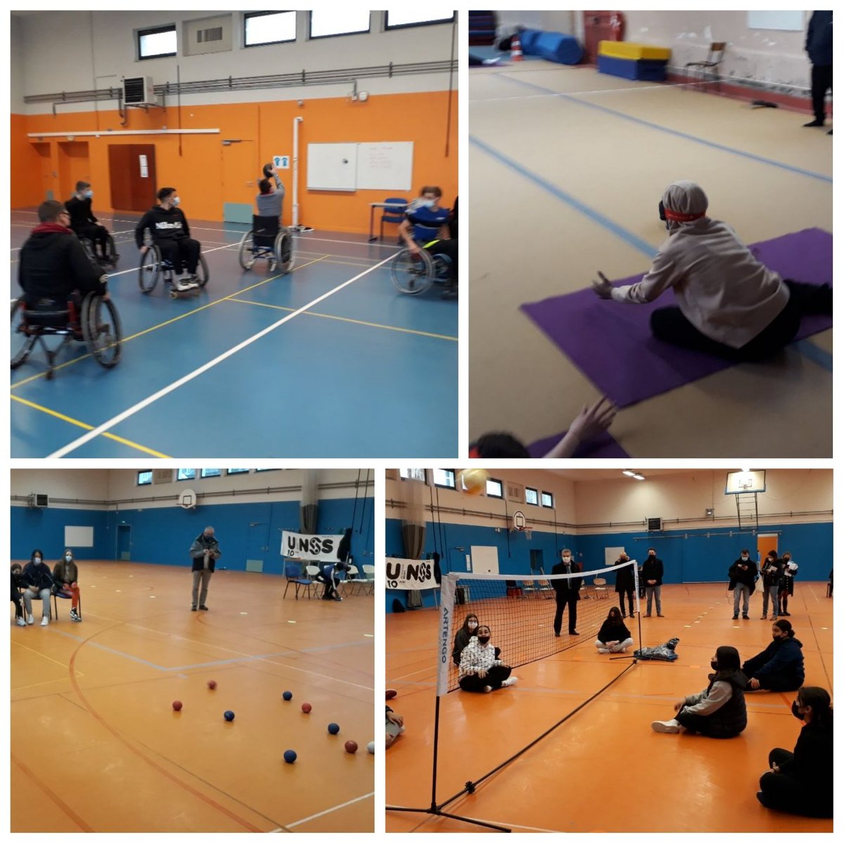 Marie2Champagne's tweet photo. Activités sportives au lycée Marie de Champagne dans le cadre de la semaine paralympique #paralympique #unss #handisport
#acreims https://t.co/yVywwN0zft