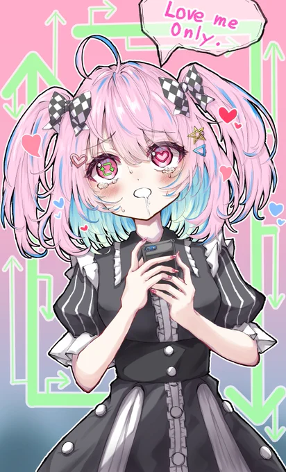 22.ふぁぼリツ欲しすぎガール
#創作
#イラスト 