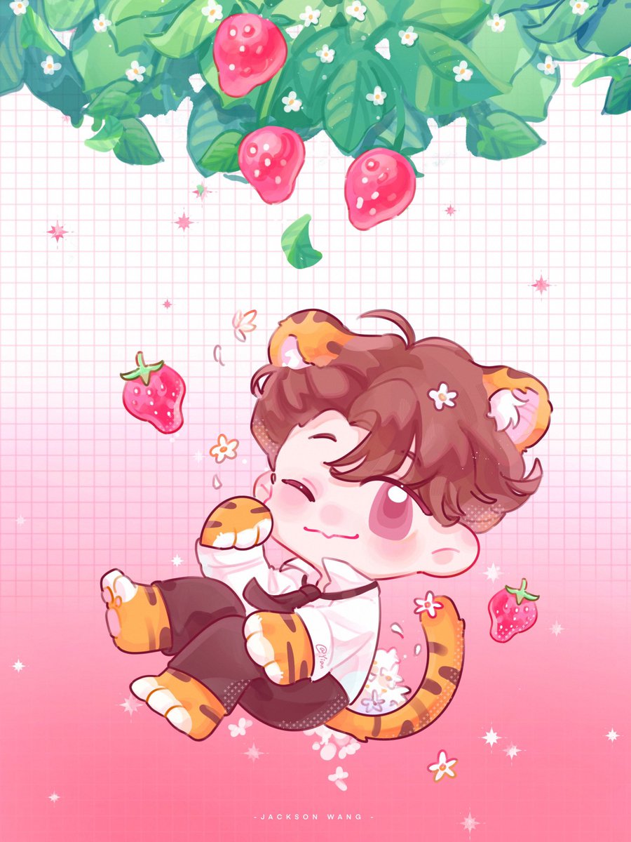 yian852's tweet photo. HAPPY TIGER YEAR🐯🍓

@JacksonWang852 

#JacksonWang #王嘉爾 #王嘉尔jakcson #王嘉��� #잭슨 https://t.co/VN0Ls7q69U