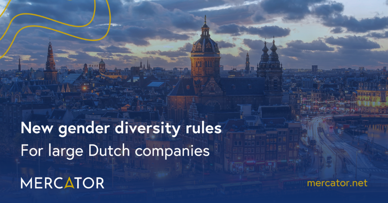 MercatorbyCitco's tweet photo. On 28 September 2021, the Dutch Senate adopted a Gender Balance Act, which aims to achieve a more balanced male-female ratio on the management and supervisory boards of large BVs and NVs.
#Mercator #RegUpdate #Netherlands