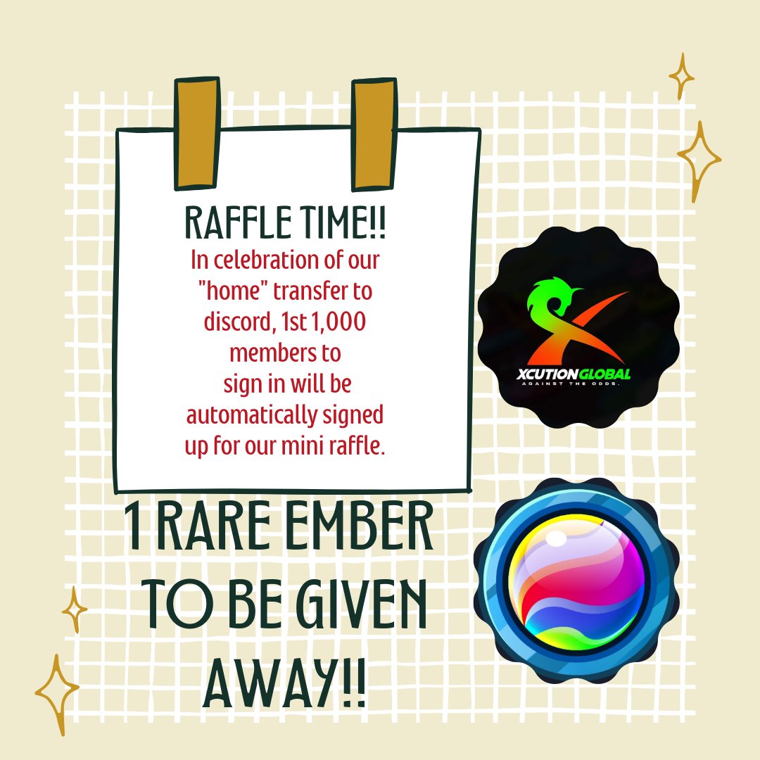 Xcution_Global's tweet image. To support @DragonaryGame migration to discord. Our new &quot;home&quot; is now ready! 😍😍😍 and yup, you read it right.. we will be giving away a rare ember just by transferring/joining. Raffle is for existing and new members. How cool is that? 
Discord:discord.gg/jgevGAG4
🔥🐉🔥🐉