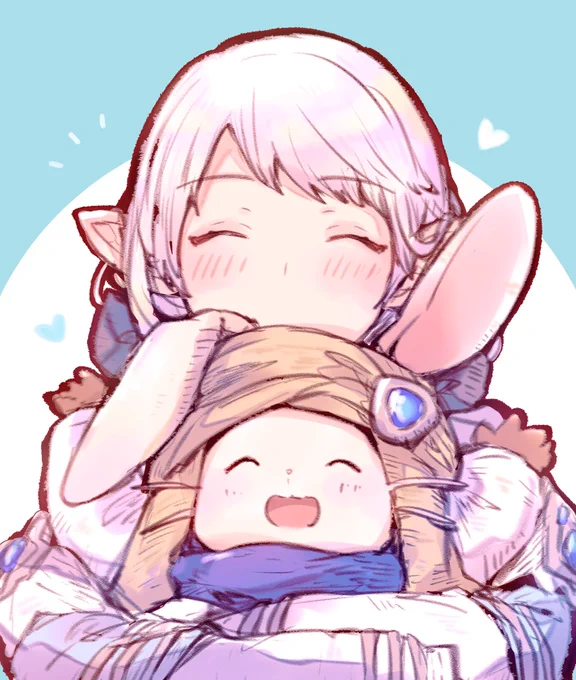 #今月描いた絵を晒そう #FF14イラスト 
暁月の描きたかったイラストを沢山描けました🌸☺️ 