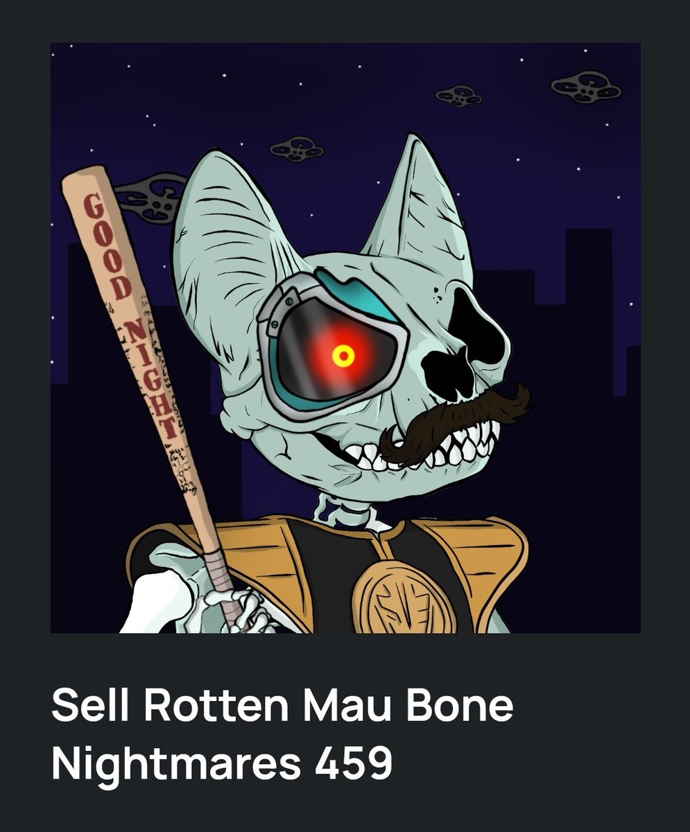 Rotten Mau #NFT Giveaway on #Hathornetwork 🎉

To enter:
➡️ 1. Follow <a href="/AsparagusShorts/">Rotten Mau/Doge NFTs 🐱🐶</a>
➡️ 2. Tag 3 Friends!
➡️ 3. Like and Retweet

$htr Winners announced within 48h!