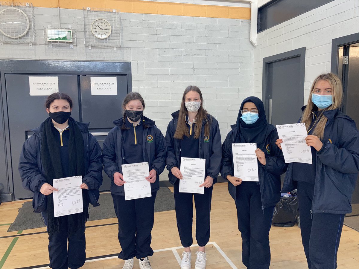 Colaistebride's tweet photo. As we begin our celebrations @Colaistebride #ceiliúradhceist we announced our new 5th Year Prefects.These students have stepped forward and are ready to shine their light. They have the ability to enhance and improve their school community. #rolemodels #leadership #proud https://t.co/3OBoNQq6lL