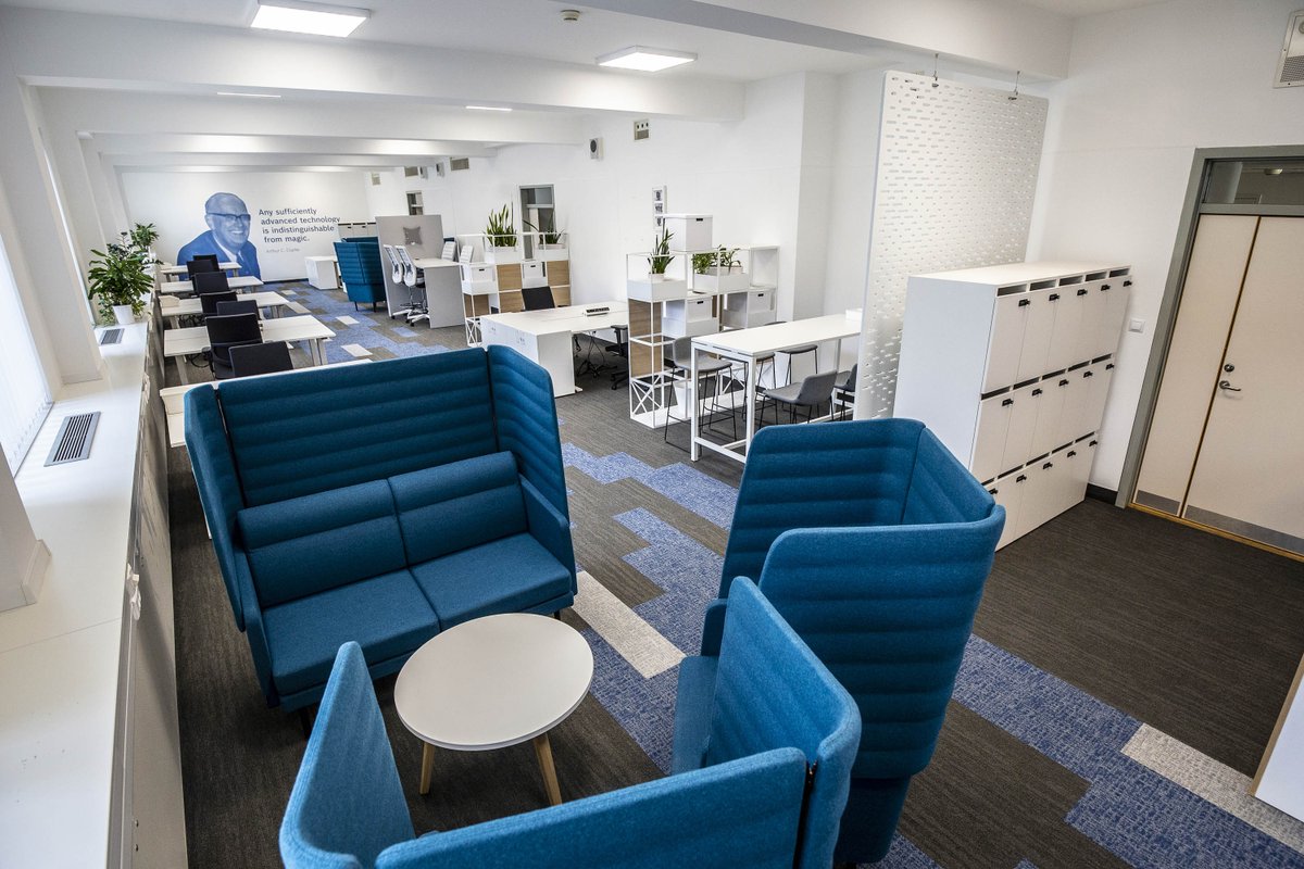 ai_elte's tweet photo. Pictures from a catalogue? No, the new #openworkspace of our new #department @ai_elte https://t.co/fc0WzQEtHQ