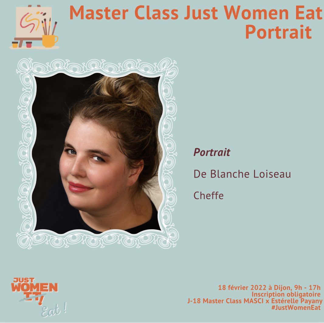 HugolGential_Cl's tweet photo. #JustWomenEat #Portrait

Parce qu’il est plus que jamais nécessaire de visibiliser, nouveau portrait de femme de la gastronomie.

Blanche Loiseau nous fera l’honneur d’être présente le 18/02 au côté de @HananeAbdelli, les fondatrices de Chez mes soeurs et Barbara Sequalino https://t.co/0TVeDzFaYw