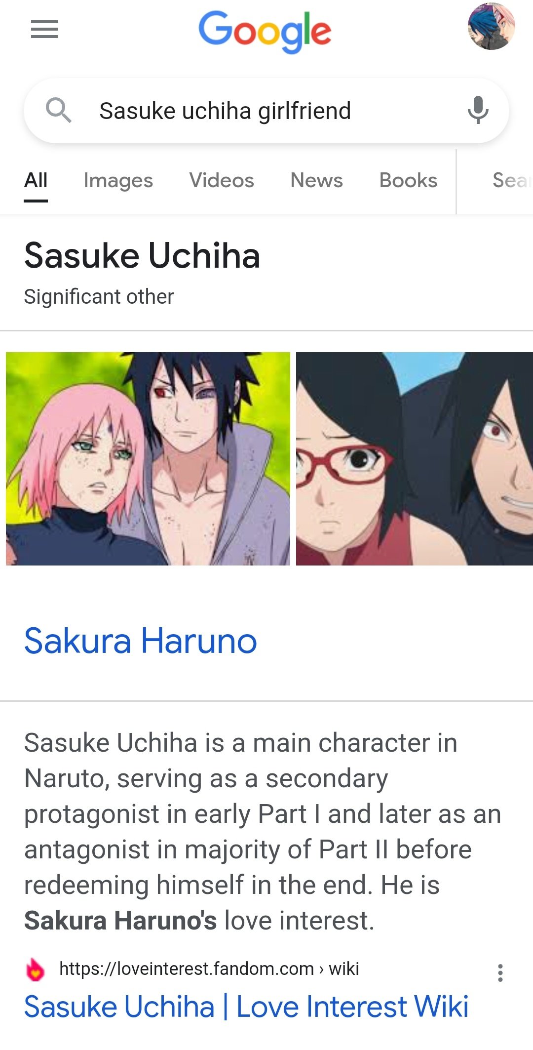 Sasuke Uchiha, Wiki